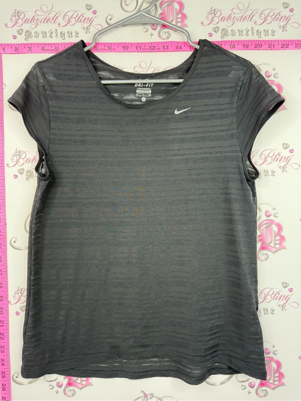 Nike tshirt top Black Dri-FIT Short Sleeve Women's Tee